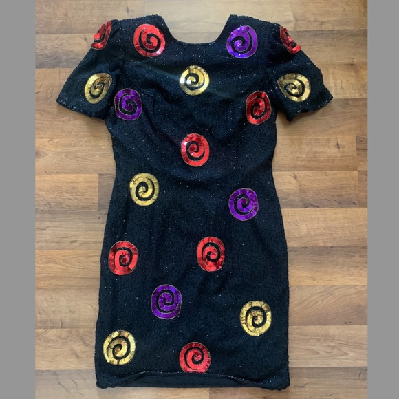 Vintage Sequin Dress - Picture 1 of 16